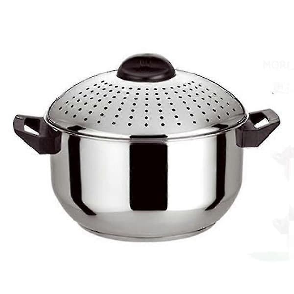 Rustfritt stål nudelgryte sil suppegryte pastagryte med lokk rustfritt stål 16cm-XinHan