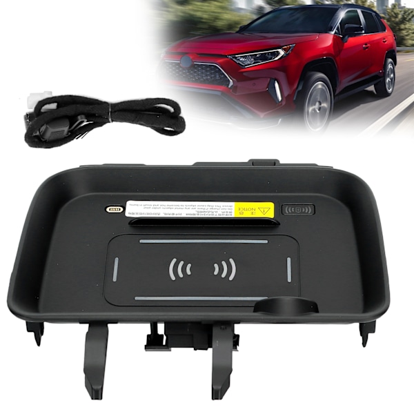 15W langaton autolaturi 2-in-1 pikalataustyökalu, korvaa RAV4 2019-2021