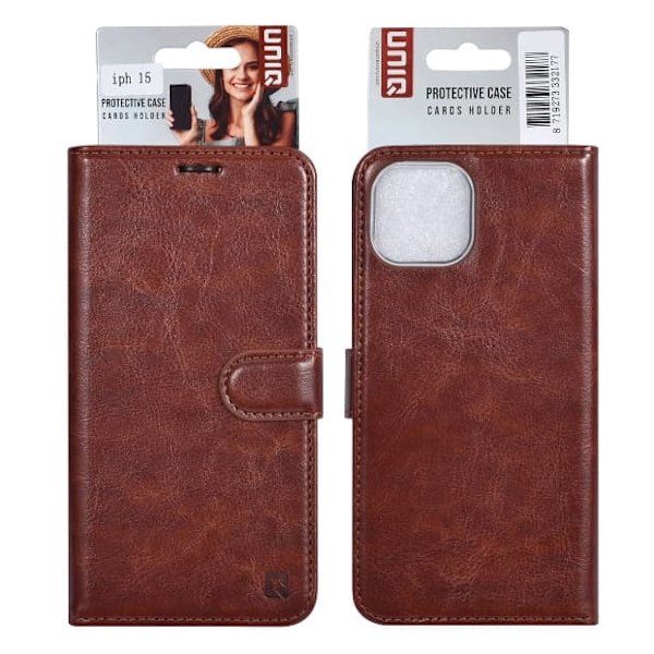 Skal iPhone 15 Mocha Mousse Brun
