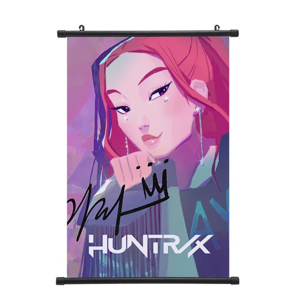 K-POP: Demon Hunter Girls Hängande Affisch Scroll Målning Inomhus Sovrum Dekoration Målning (40*60cm) 2