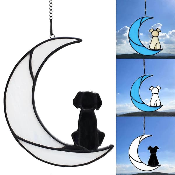 Glasmaleri Hunde Mindegave, Vindues Solfanger