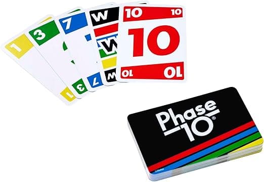 Mattel Games Phase 10 -korttipeli, monivärinen, yksi koko