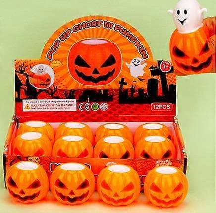 Barnleksak Halloween Bästsäljande Läskig Pumpahuvud Ventilationsleksaker