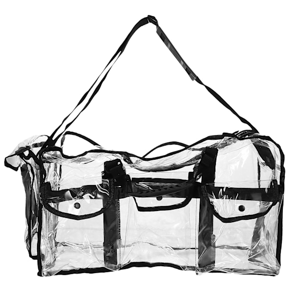1 stk multifunksjonell oppbevaringspose for utendørs reise, transparent pose, kosmetikkveske