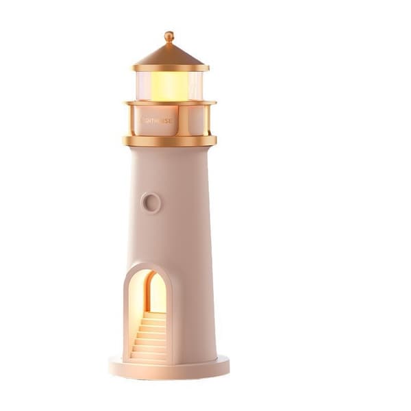 Fyrlygte Måneskin Projektion Natlampe, Genopladelig Sengelampe med 3 Tilstande Bluetooth 5W
