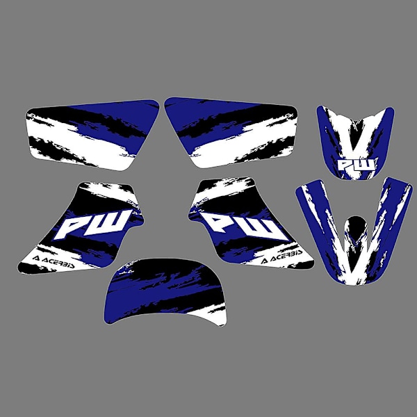 TIB Moottoripyörätiimin Persoonallisuus Grafiikat Tausta Tarrat Sarjat Yamaha Pw50 Pw 50 Pit Bike Kaikki Vuosimallit Koristelu Tarra 1705