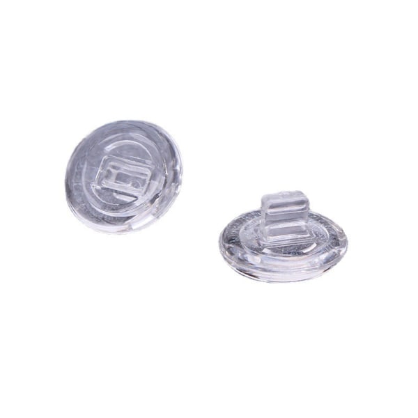 Högkvalitativa runda näskuddar i silikon - 9 mm/0,35'' - 5 par - Näsdynor för glasögon och glasögontillbehör, solglasögon, klara
