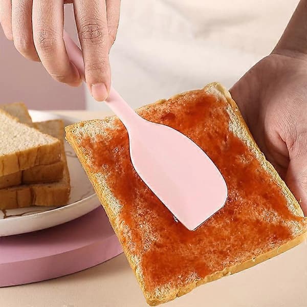 1. Silikon Krem Smørkake Spatel Blandingsdeig Skrape Børste Mikser