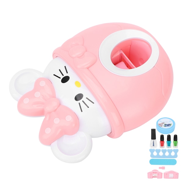 Nagelkonstsats för små flickor, Makeup-set för barn, Polish, Nagelfil, Manikyrset, Leksak