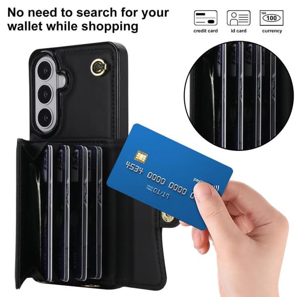Samsung Galaxy S26 5G Cover med RFID-kortplads og lang snor