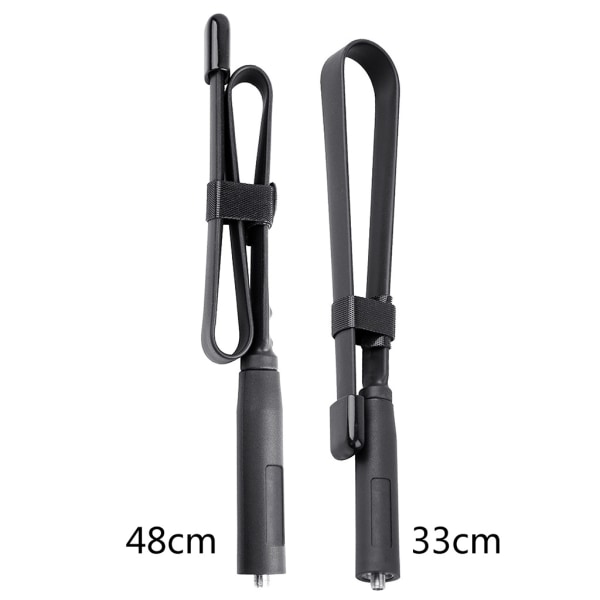 33/48cm Sammenklappelig Interphone Intercom Walkie Talkie Radioantenne til Baofeng UV5R 48 cm