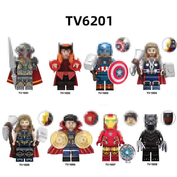 Ultron Wanda Strange Doctor Samlede Byggeklodser Legetøjsfigur TV1005