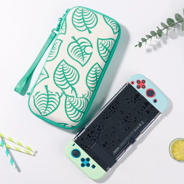 Opbevaringsetui til Nintendo Switch Lite - Til Nintend Switch NS Cons Grøn