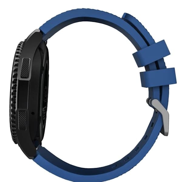 Silikoniranneke Samsung Galaxy Watch 46mm -kellolle, musta