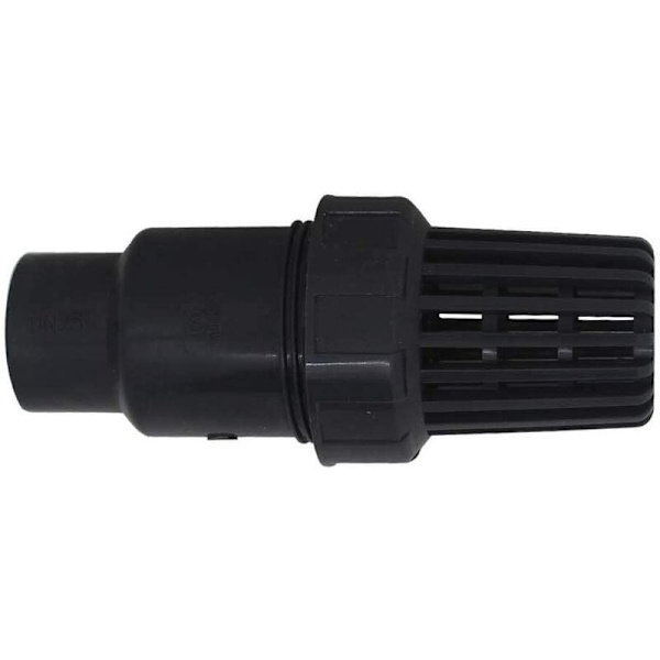 Fotventil backventil med sugkula 25 32 40 mm backventil sil poolpump pvc backventil (innerdiameter 40mm)(FQ)