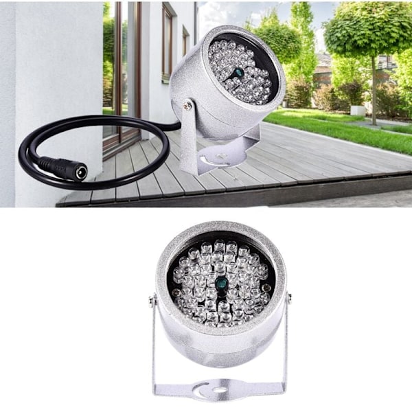 Infrapunatäyttövalo 48 LED IR-valaisinta IP65 Vedenpitävä kamera IR-infrapunavalo Yönäkö Täyttövalo CCTV-kameralle