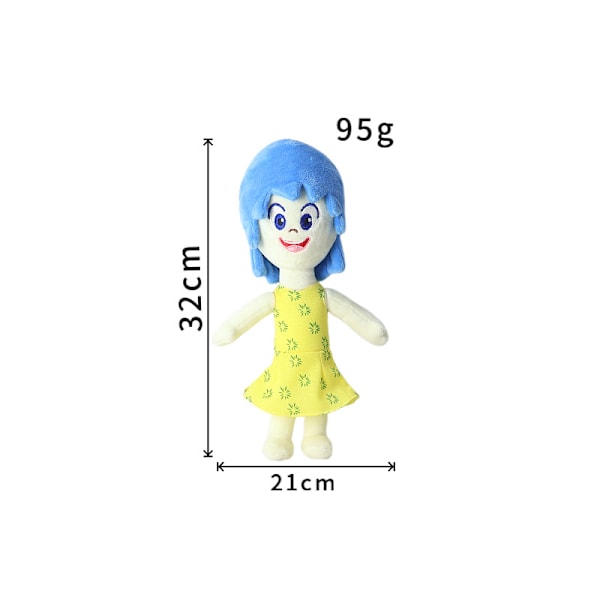 Ny Inside Out 2 mjukisdjur Inside Out Plyschleksak Docka Animation Periferi Yellow Girl Basic packaging