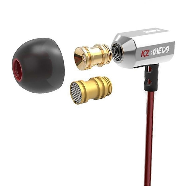 Kablede in-ear hodetelefoner KZ ED9 Sølv
