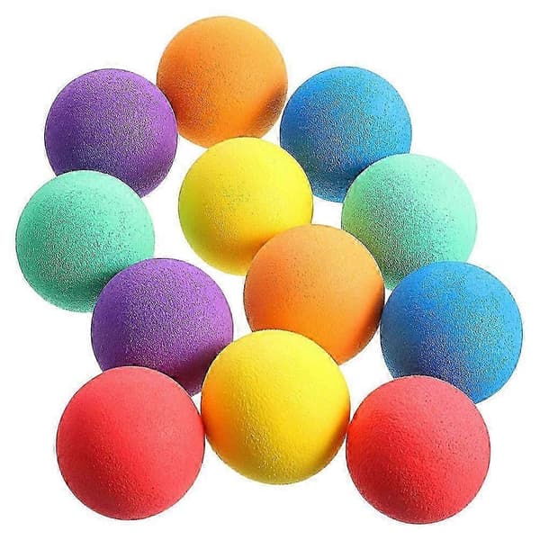 24 st EVA Svampbollar Stressbollar Barn Stressbollar Leksaker Mini Stressbollar [YATOY]