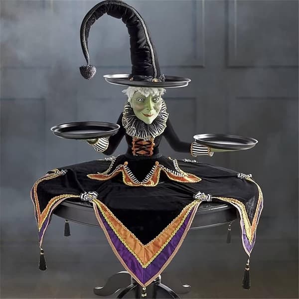 Halloween Heks Display Stativ Bakke Halloween Dekoration Harpiks Cra