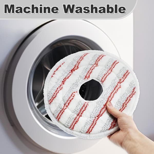 Erstatningsmoppehoveder til Spin Mop-hoveder kompatible med Vileda Spin and Clean gulvmoppe og spand Genanvendelig og vaskbar mikrofibermoppe