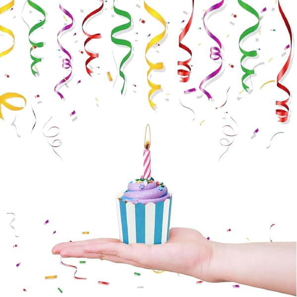 Røde og blå stribede papir muffinsforme 100 stk. bageforme til cupcakes, fester, bryllupper, festivaler, bagerier