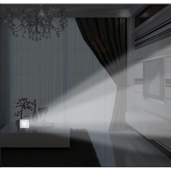LED TV-simulator, med lyssimulation som tyverisikring, h