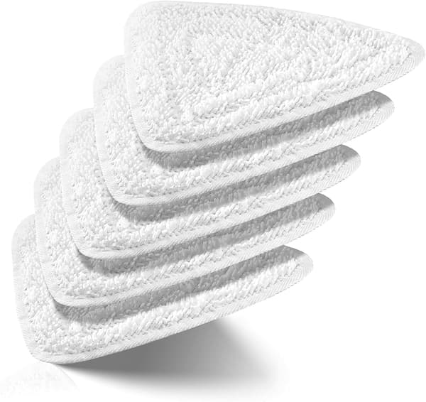 5-pakning damprenser erstatningsputer kompatibel med Vileda damprenser erstatningshode fin mikrofiber maskinvaskbar egnet for