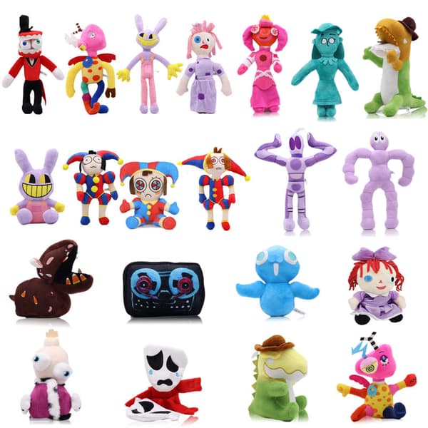 arrival Magic Numbers Circus pehmolelu Pam Ni Jax Kane suosittu anime-nukke 30cm (normal packaging) Candy King Bubble Man