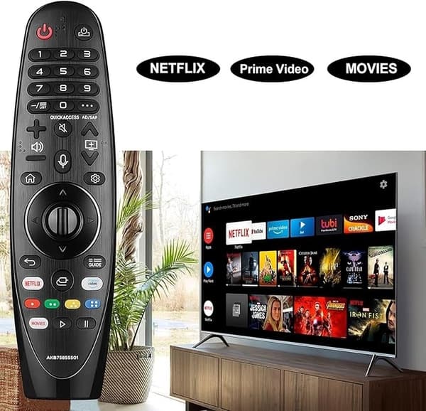 Fjernkontroll kompatibel med LG TV 109 Med röstkontroll