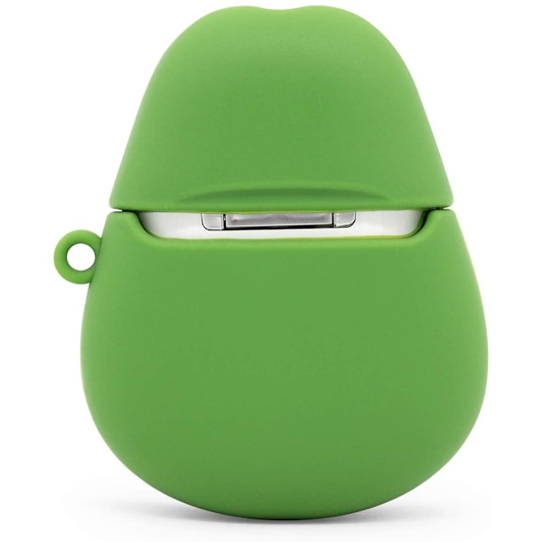 Söt avokado rolig 3D-tecknad cool fruktform för Airpods 1&2 case