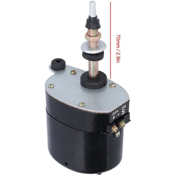 DC12V metal viskermotor, 105° viskerfelt, universelt traktor tilbehør