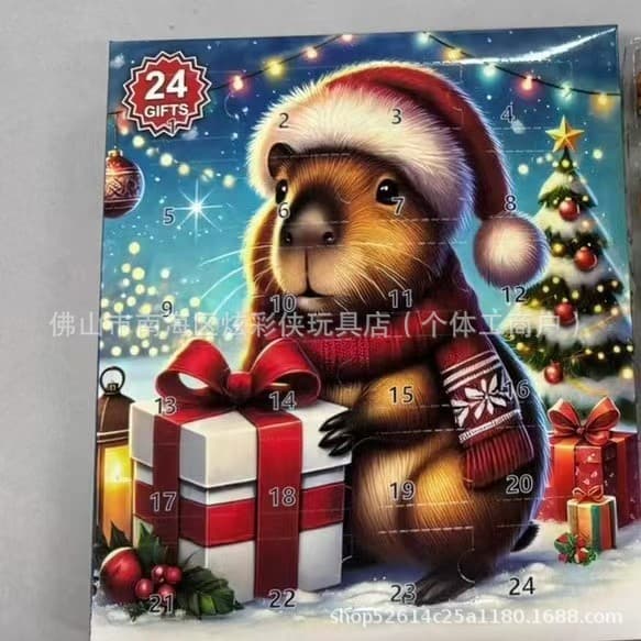 Adventskalender med Kapybara (Flerfärgad) (A) A