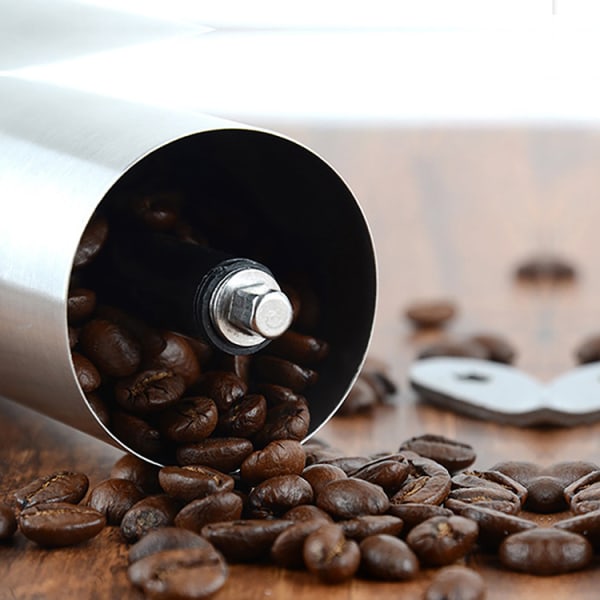 Manuell justerbar kvarn kaffebönkvarn för kaffebönor