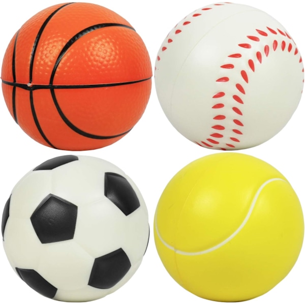 4 pallon setti lapsille, pehmeä jalkapallo, lasten kiinteä