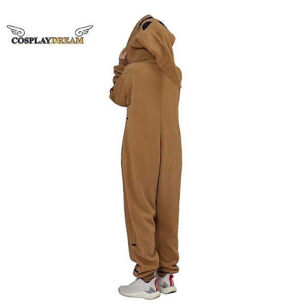 Halloween Party Cosplay The Nightmare Cosplay Juldräkt Oogie Boogie Pyjamas Jumpsuits Unisex Nattkläder Outfit XL