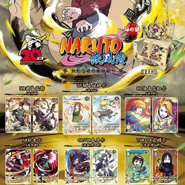 Naruto Samlarkort KAYOU Chapter of Soldiers Naruto Bronzing Legacy BP Kort Barnpresent Samlarkort