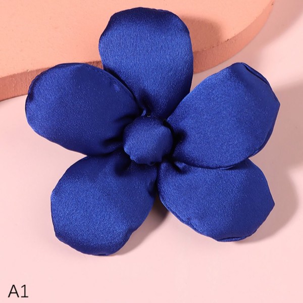 Modetyg Brosch Blomsterdesign Broschnålar BLÅ INGEN BROSCH blå blue no brooch-no brooch