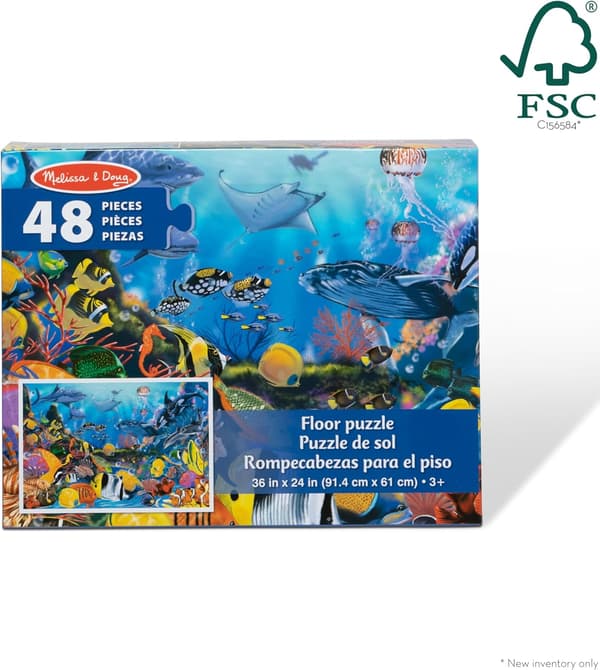 Meripohjan palapeli (60 osaa, 2 x 3 jalkaa)