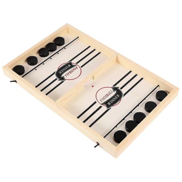 Sling Puck Spel Bordsfotboll Vinnare Brädspel Studs Schack Utkast Schack Studs Schack Fest Hemma Interac[YATOY]