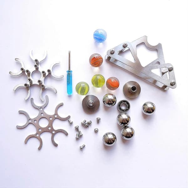 Pariserhjul Fidget Spinner, Dynamisk Skrivebordsleke Roterende Stativ, Metall Rustfritt Stål Glatt Lager, Flott Gave til Voksne og Leker for Barn
