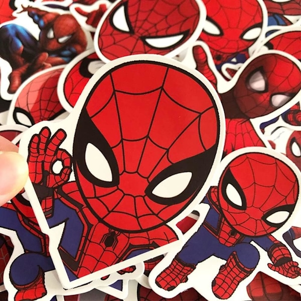 35 kpl vinyylitarroja, vedenpitäviä Spiderman-graffititarroja