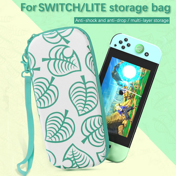 Säilytyskotelo Nintendo Switch Lite - Nintend Switch NS -konsolille, vihreä