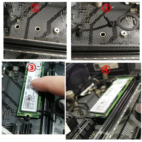 10 stk. til Asus til M.2 SSD Nylon Beslag Anker H310 B360 B365 Bundkort Hånd