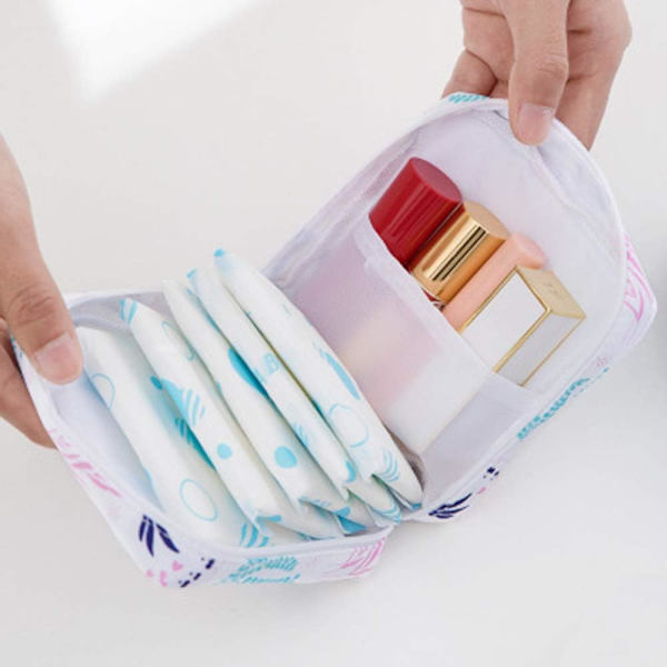 Shenxiao opbevaringspose til hygiejnebind, bærbar menstruationspose