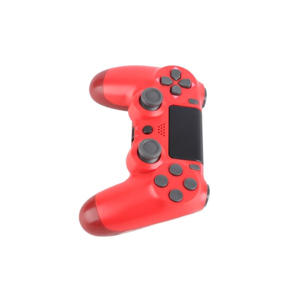 Trådløs Controller Gamepad med Touch Screen Audio Funktion USB Kabel til PS4 / PS4 Pro / PS4 Slim Rød