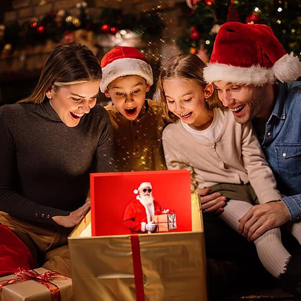 Adventskalender 2024 med 24 Mini Edelstener Overraskelsesgave til Barn Gutter Jenter Jule Nedtelling