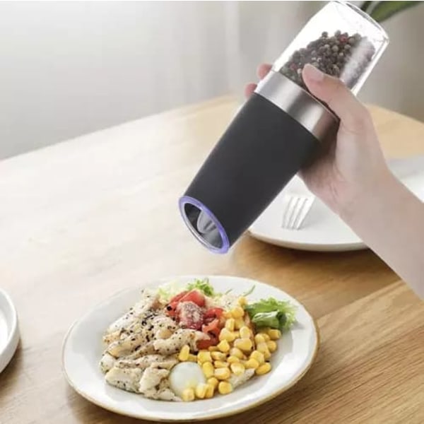2-pack - Elektriska salt- och pepparkvarnar