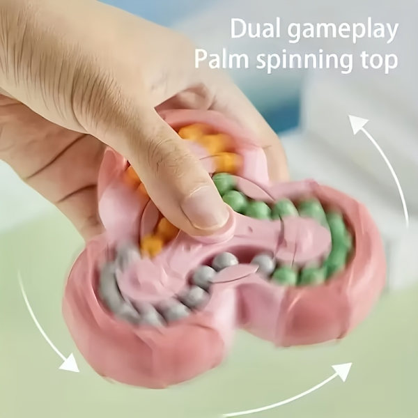 Fidget Cube Magic Beans Puzzle for hånd-øye-koordinasjon Pink