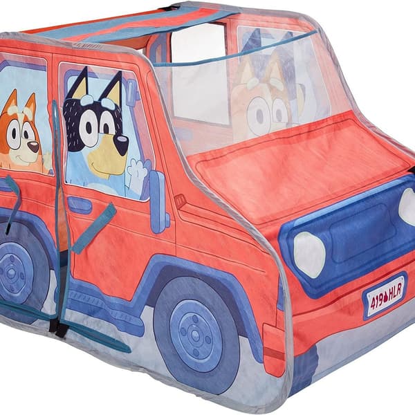 Bluey Koiraperheen Lasten Ulkoteltta 3 Bluey Car Tent